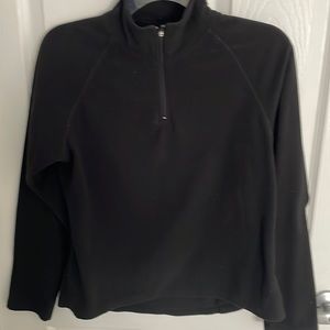 Champion Black Zip Front Fleece Size Medium